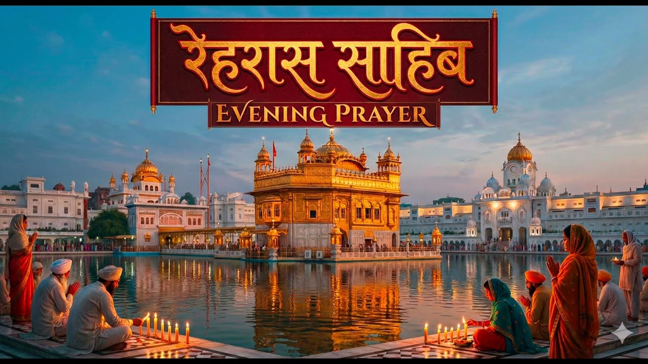 Rehras Sahib | रहरास साहिब | Full Path [ HD AUDIO ] Seva Te Simran | Bhai Sukhvinder Singh ji