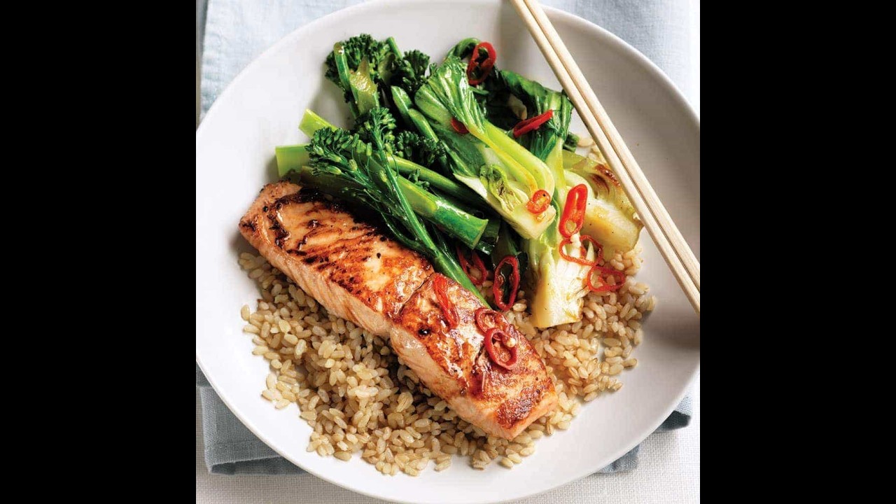 Teriyaki Salmon with Rice Brought to you by Well Done