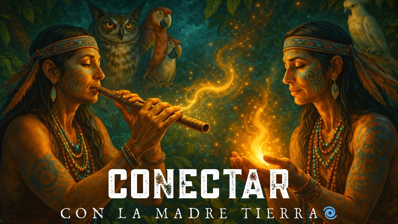 Música Chamánica Relajante y ondas theta a 528 Hz | Para Conectar con la Madre Tierra🌀