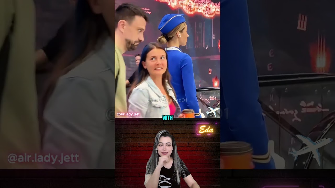 ✈️ Air Lady Jet: 2 Legendary Reactions to the Female Pilot! #reactions #airladyjet #streetstyle