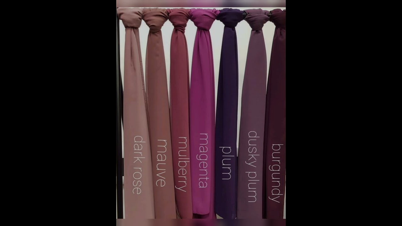 Trending Colours in Hijab |Hijab colours|colours name, which you must know