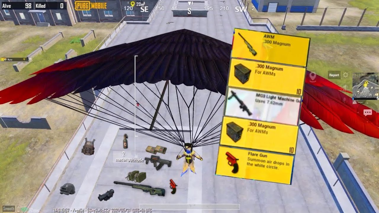I LANDED on AWM+MG3 in MILITARY BASE🔥Pubg Mobile