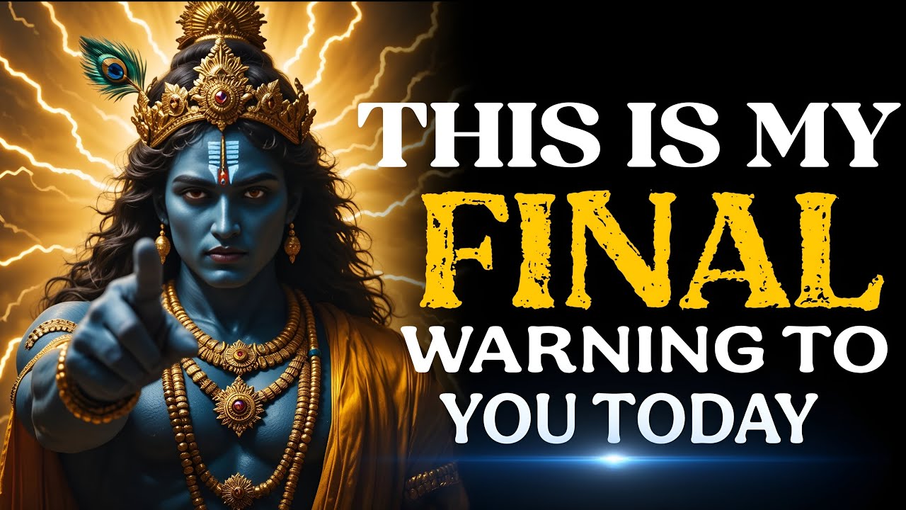 Krishna Says: This Is My Final Warning To You Today… Don’t Ignore This | Krishna says 