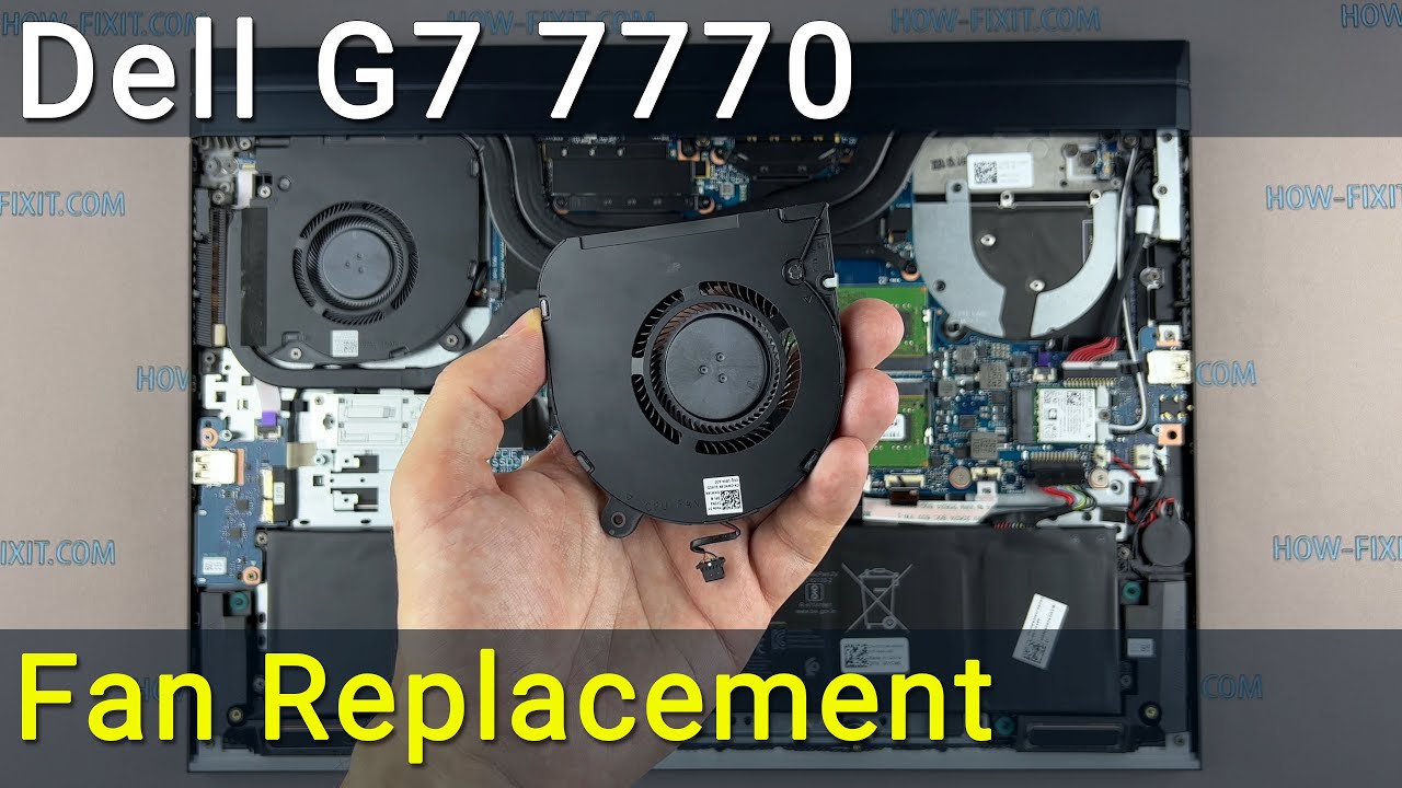 Dell G7 7700 Fan Replacement | Step-by-step DIY Tutorial