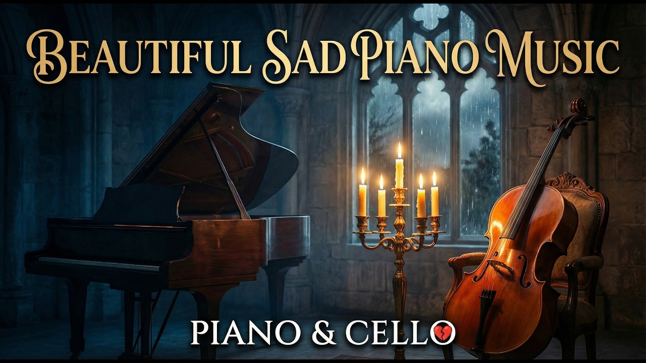 Beautiful Sad Piano Music with Cello | Study & Relax