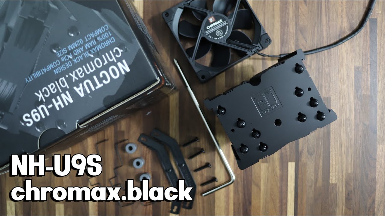 NOCTUA NH-U9S chromax.black - Small(er) but gets the job done!