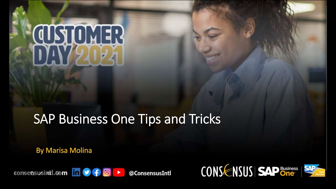 SAP Business One Tips and Tricks 2021
