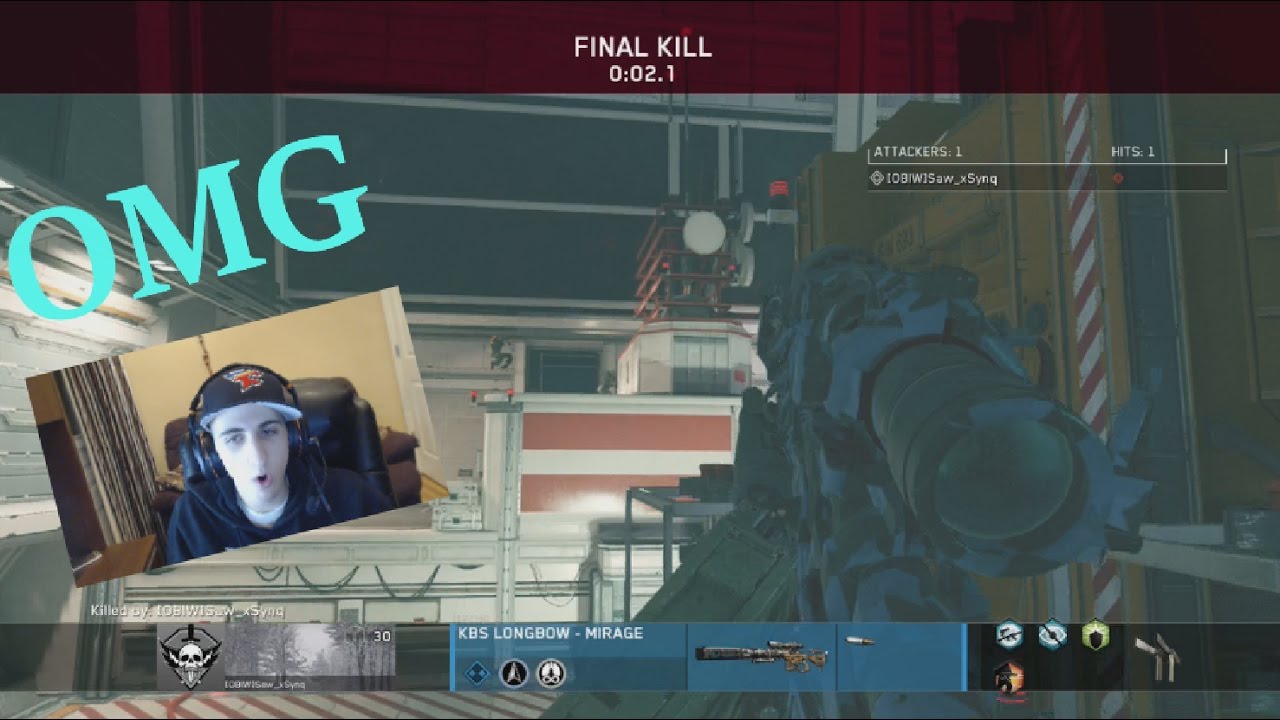 INSANE SHOT ON TERMINAL!(Infinite Warfare Trickshotting!)