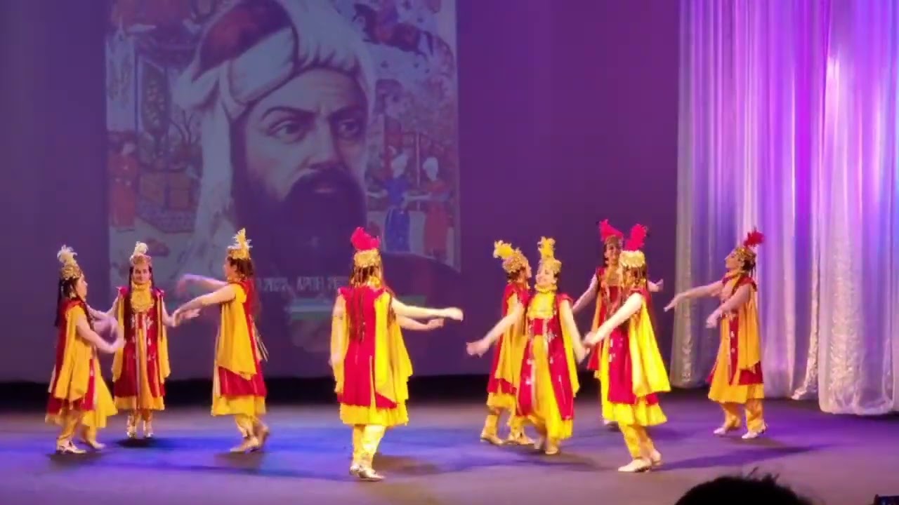 🇦🇿🇹🇷🇰🇿🇺🇿🇰🇬🇹🇲 Özbək rəqsi 🇺🇿 Samirə Musaim 👏👏👏