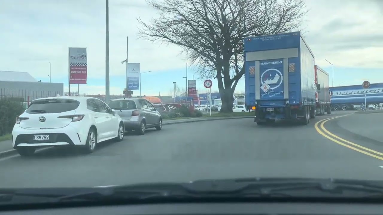 New Zealand Full License Driving Test- Jipcho Road, Sockburn Christchurch.