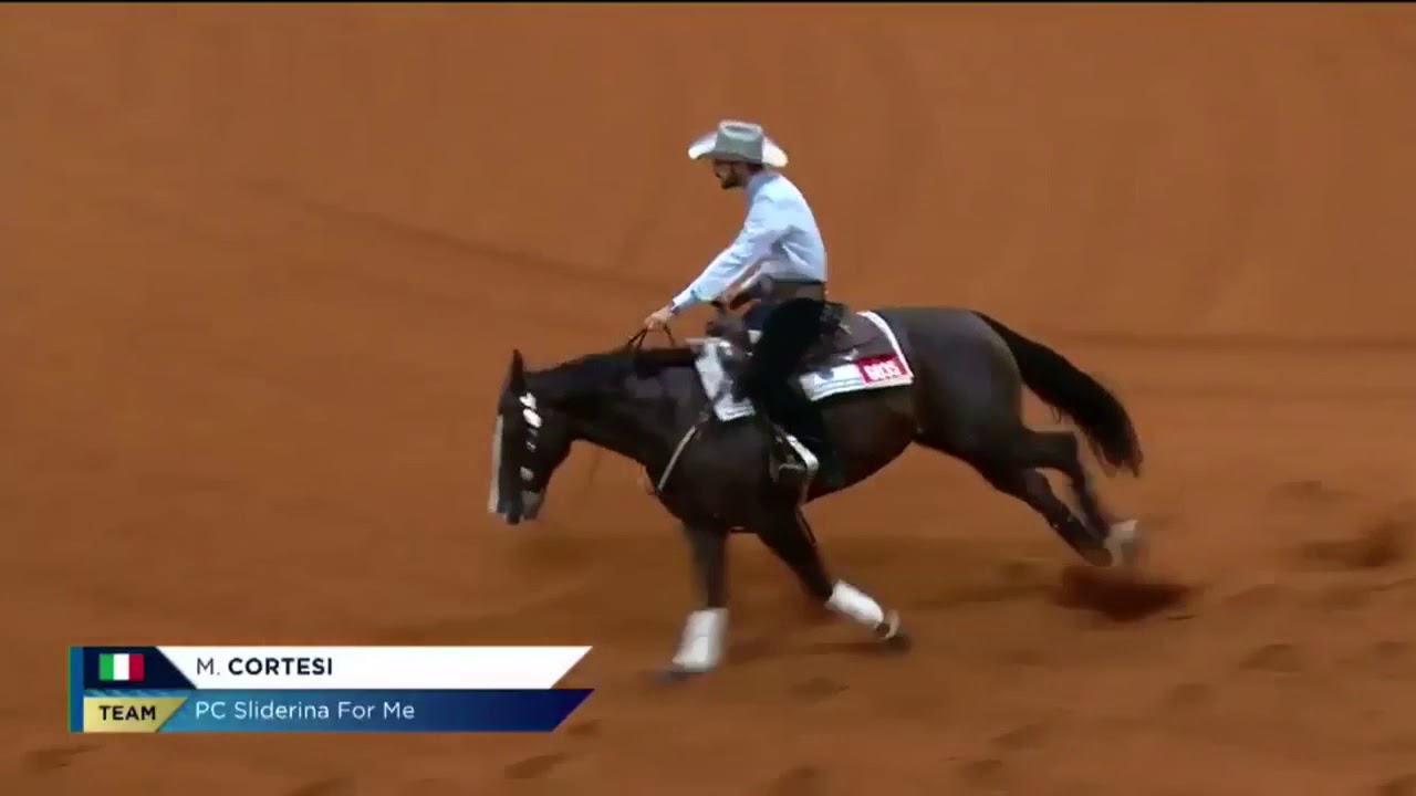 Weg 2018 - Manuel Cortesi nella Finale del Reining