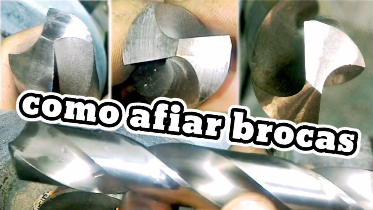 como afiar brocas, TUTORIAL COMO AFIAR BROCAS MANUAL COMPLETO