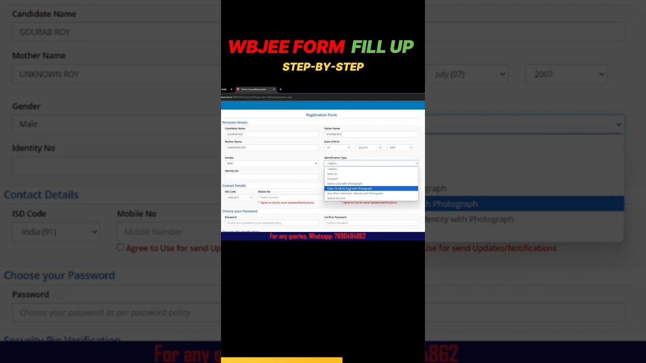 🚨WBJEE Form Fillup 2026  Step-by-Step✅ | WBJEE Registration 2026 | WBJEE 2026 Form Fillup