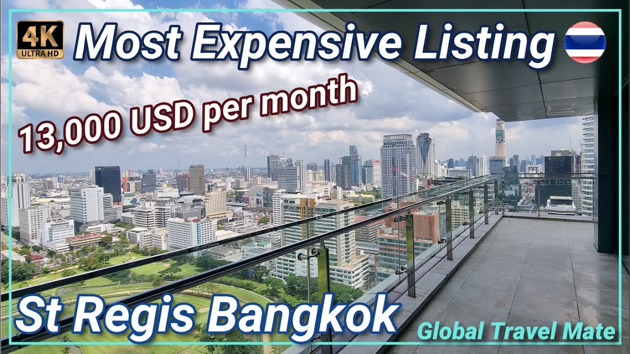 Extreme Luxury Apartments Bangkok St Regis Residences 13,000 USD Monthly @SukhumvitHomes