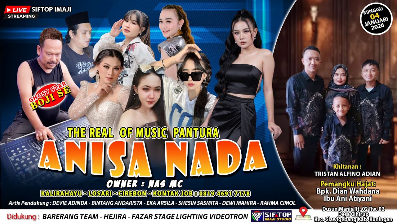 🔴LIVE SIANG🔛ANIISA NADA🎶 DESA.CIHIRUP-CIAWIGEBANG-KUNINGAN || MINGGU,04 JANUARI 2026