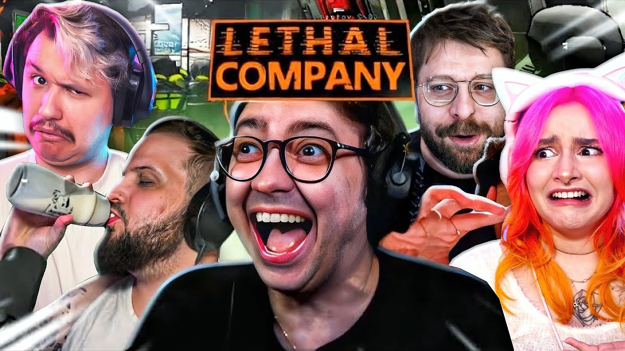 Que jogo é esse? KKKKK ALANZOKA jogando Lethal Company com seus amigos!