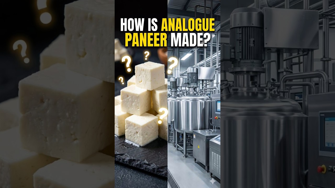 How is Fake Paneer made? #paneer #fakepaneer #analoguepaneer #foodfacts
