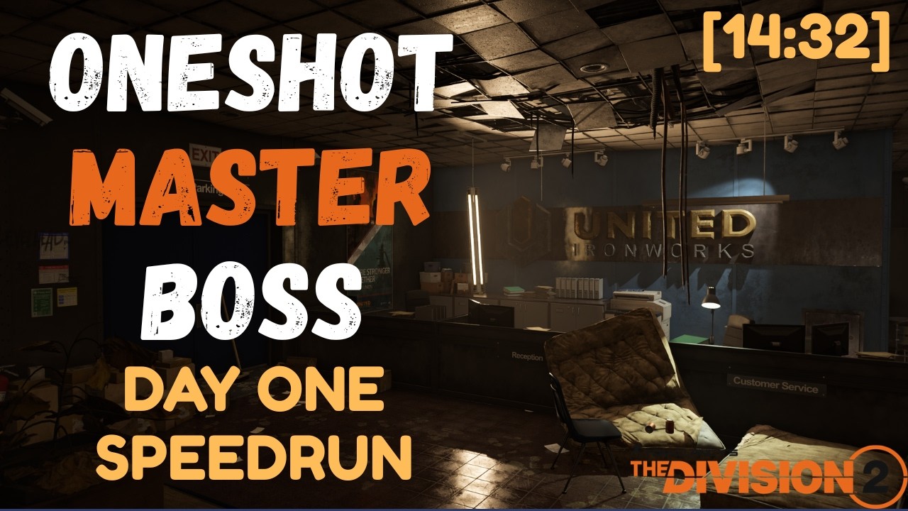 ONE SHOT MASTER Boss On Day One? | Mutiny Master Speedrun [14:32] | The Division 2