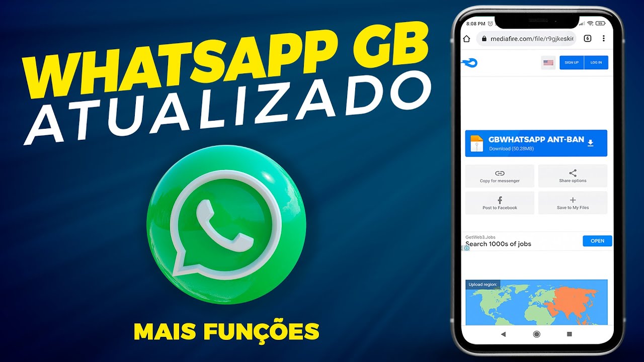 SAIU! NOVO WHATSAPP GB ATUALIZADO ((Como Baixar e Instalar))