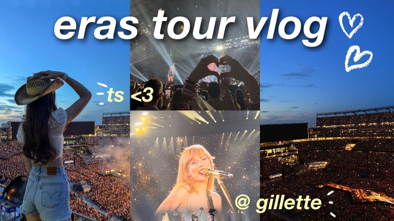 taylor swift eras tour vlog gillette night 1 - grwm, surprise songs