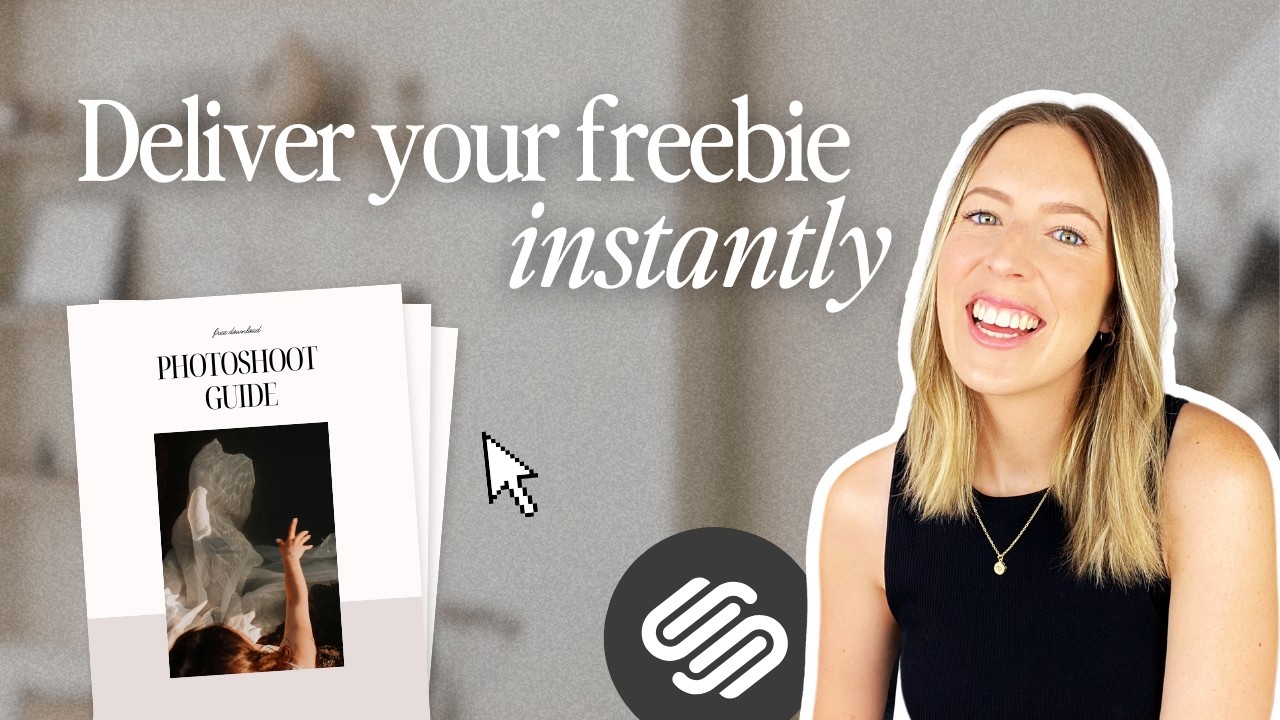 Instant Freebie Delivery: How to Collect Email Subscribers Quickly in Squarespace ✉️