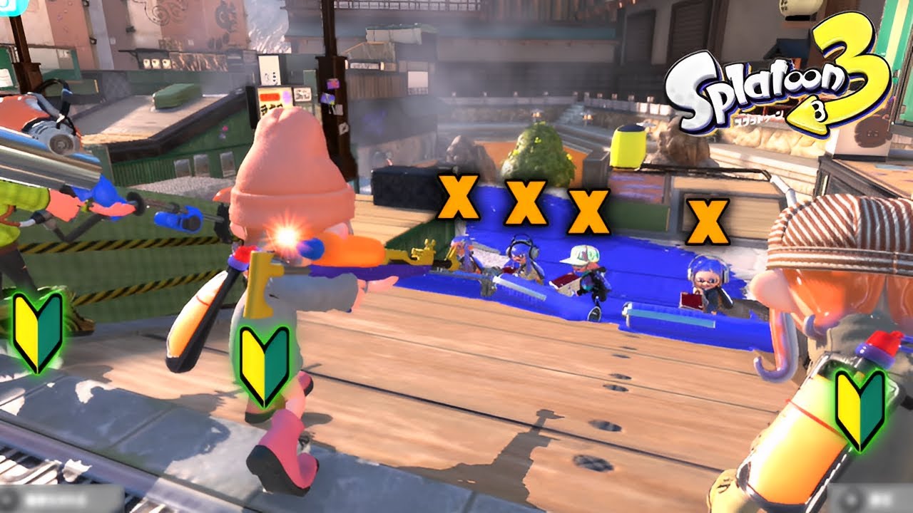 オールXのコロコロと初心者のチャージャーいい勝負する説【スプラトゥーン3】