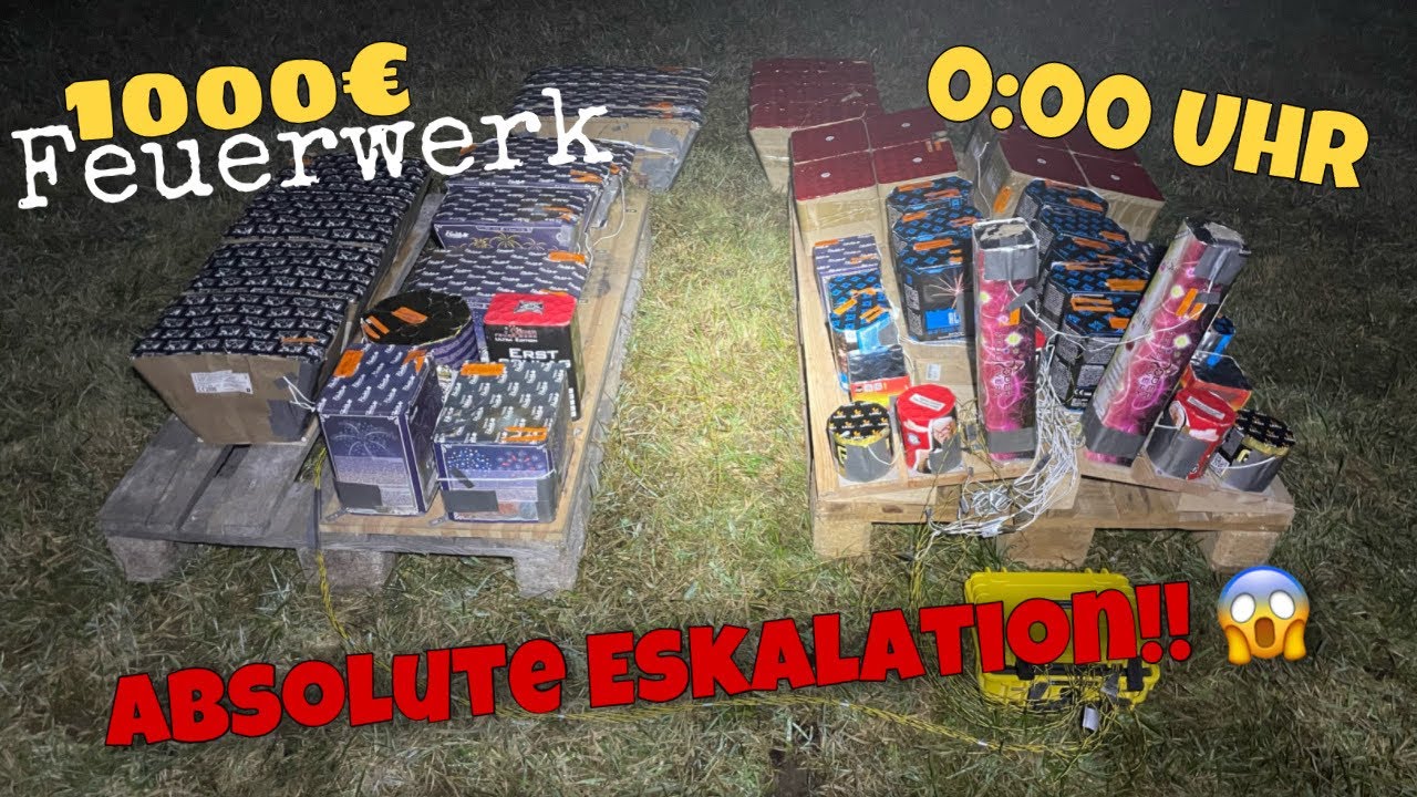 Silvester Feuerwerk 2021/22 um 0:00 Uhr | ABSOLUTE ESKALATION!! | BurningSkyFeuerwerke