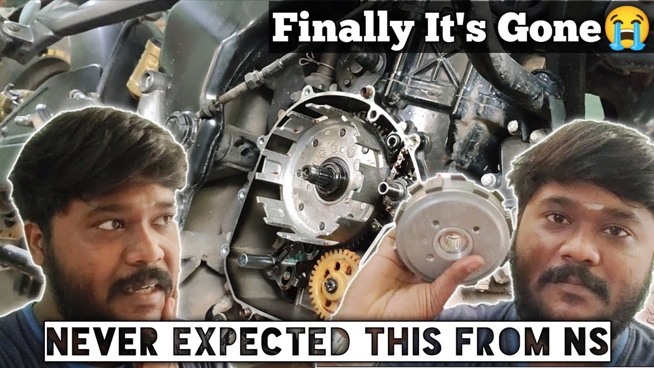 My Bike 200Ns Pickup Gone😭😭/NS200 Clutch Failure / Replaced Ns200 Full Clutch Assembly #tamil #ns200
