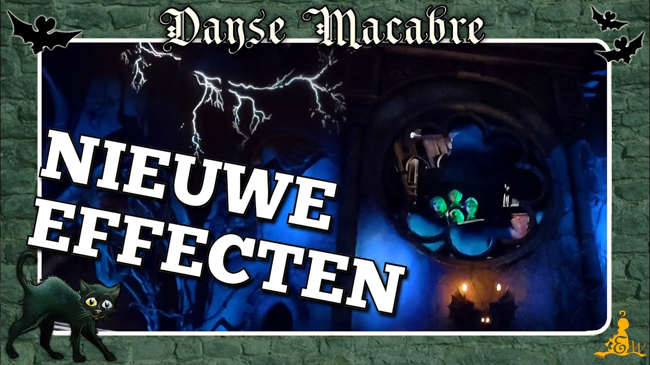 [#Efteling] NIEUWE effecten in DANSE MACABRE! 🎻 (4K)