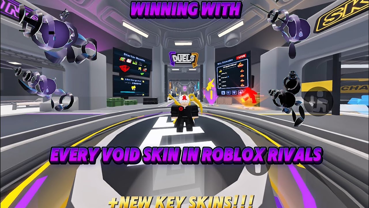 Winning with EVERY void skin in Roblox RIVALS! +Two new key skins as well!