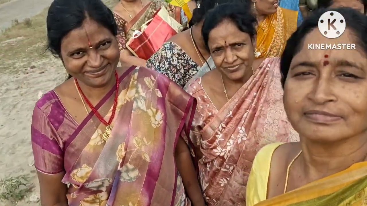 మాఘ పూర్ణిమ రోజున సముద్ర స్నానం చేసాము # Ammaspecials#Youtube#Chanel#