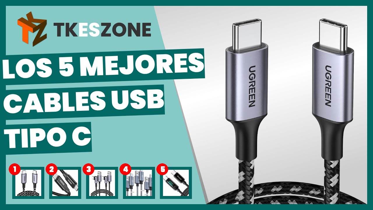 Los 5 mejores cables usb tipo C