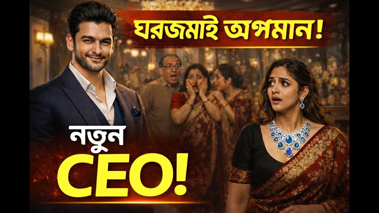 ঘরজামাই ভেবে অপমান করেছিল… শেষে জানলো সে গাঙ্গুলি গ্রুপের নতুন CEO! 😱 | Bengali Story