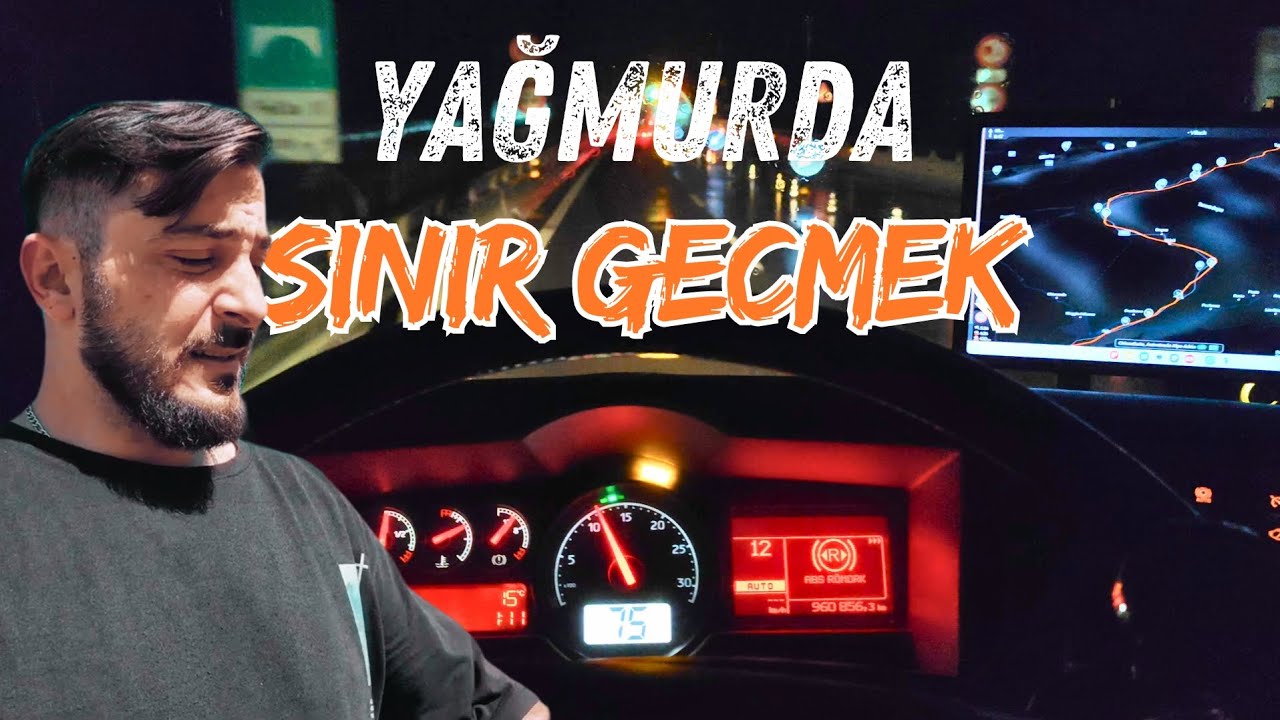 Avrupa Tır Şoförü - Yağmurda İtalya-Avusturya Geçiş