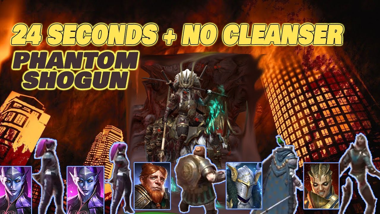 GENIUS SUPERFAST PHANTOM SHOGUN TEAM! NO CLEANSER + ALMOST NO BLESSINGS!