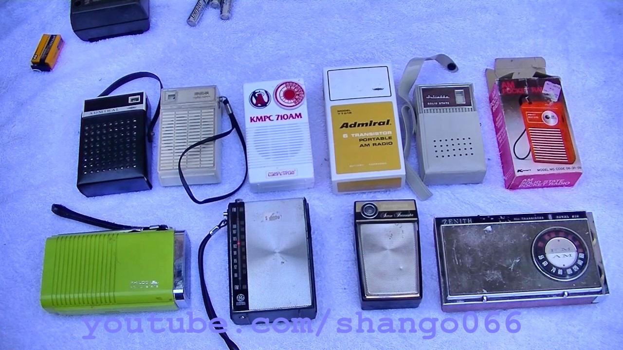 Vintage Transistor Radios Show And Tell