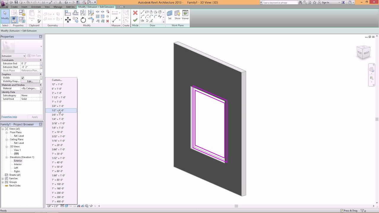 Parametric Window Family - Revit Tutorial