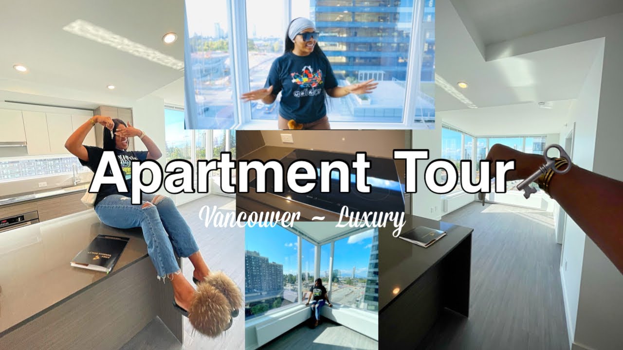 MY EMPTY MODERN LUXURY APARTMENT TOUR 2021|| WE DID IT !!!💥CANADA