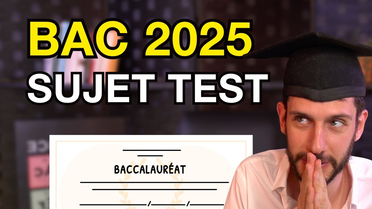 TRUC DE FOU - Premier sujet de Bac Maths 2025 !