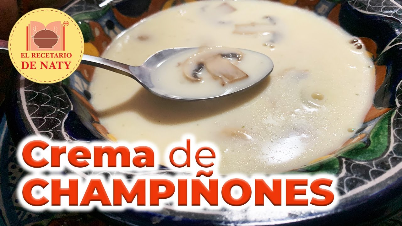 COMO HACER CREMA DE CHAMPIÑONES