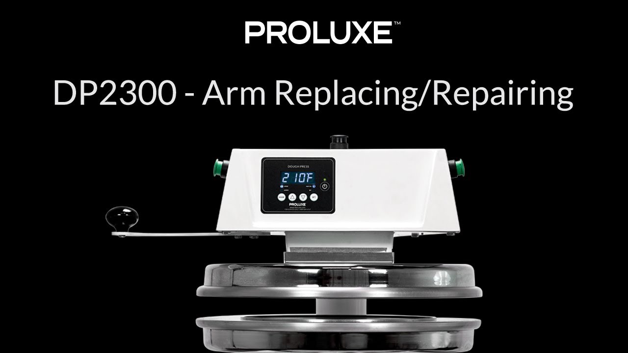 How to repair and replace a dough press swing arm on DP2300 model - Proluxe