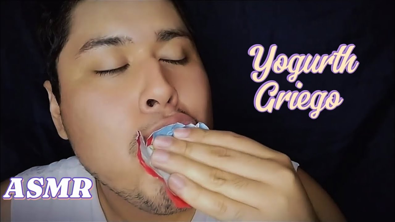 ASMR | Yogurt Griego + Mouth Sounds | Intense Licking Sounds ✨