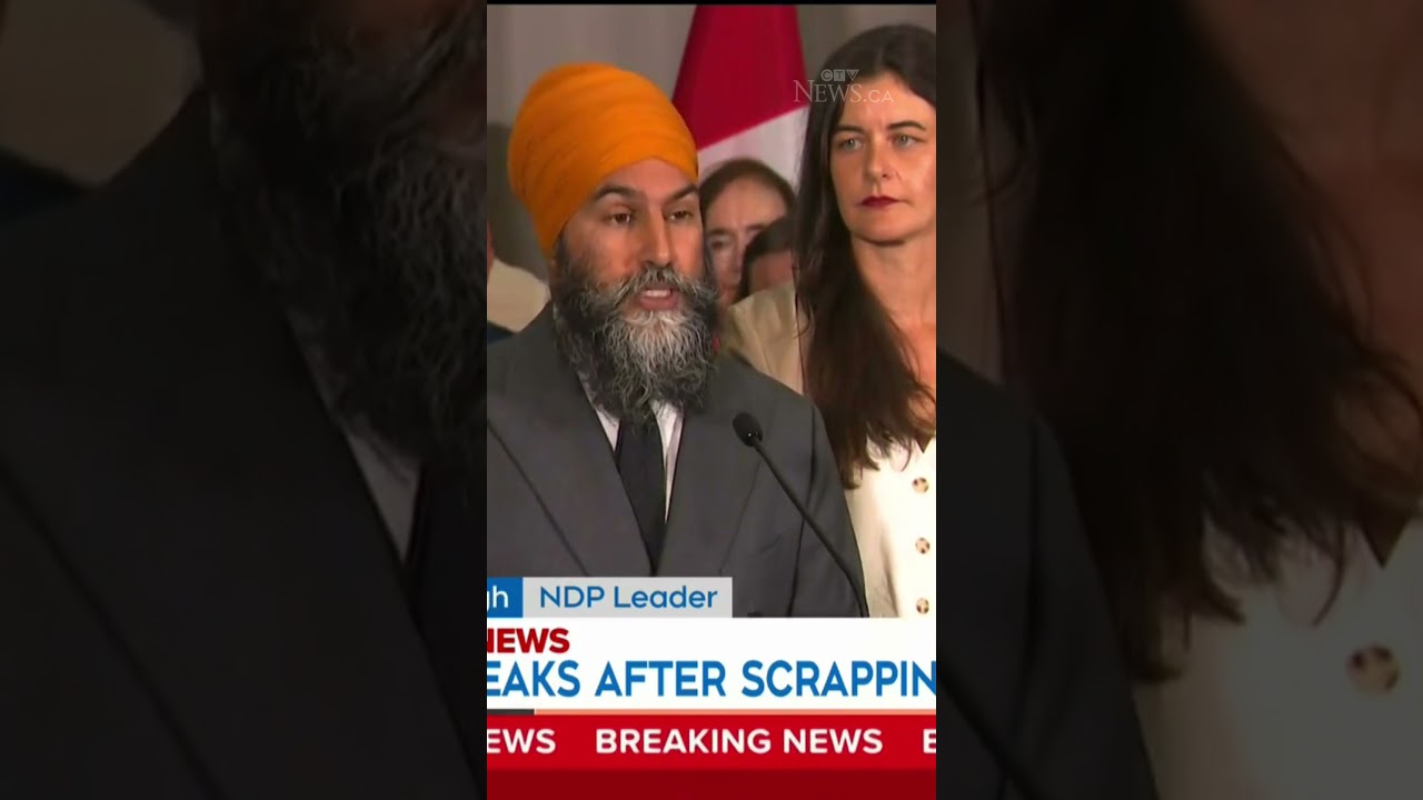 NDP Leader Jagmeet Singh:  Prime Minister Justin Trudeau &ldquo;has let Canadians down.
