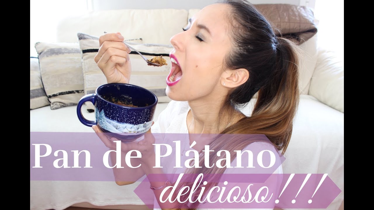Pan de Plátano al microondas! Sunday Funday!
