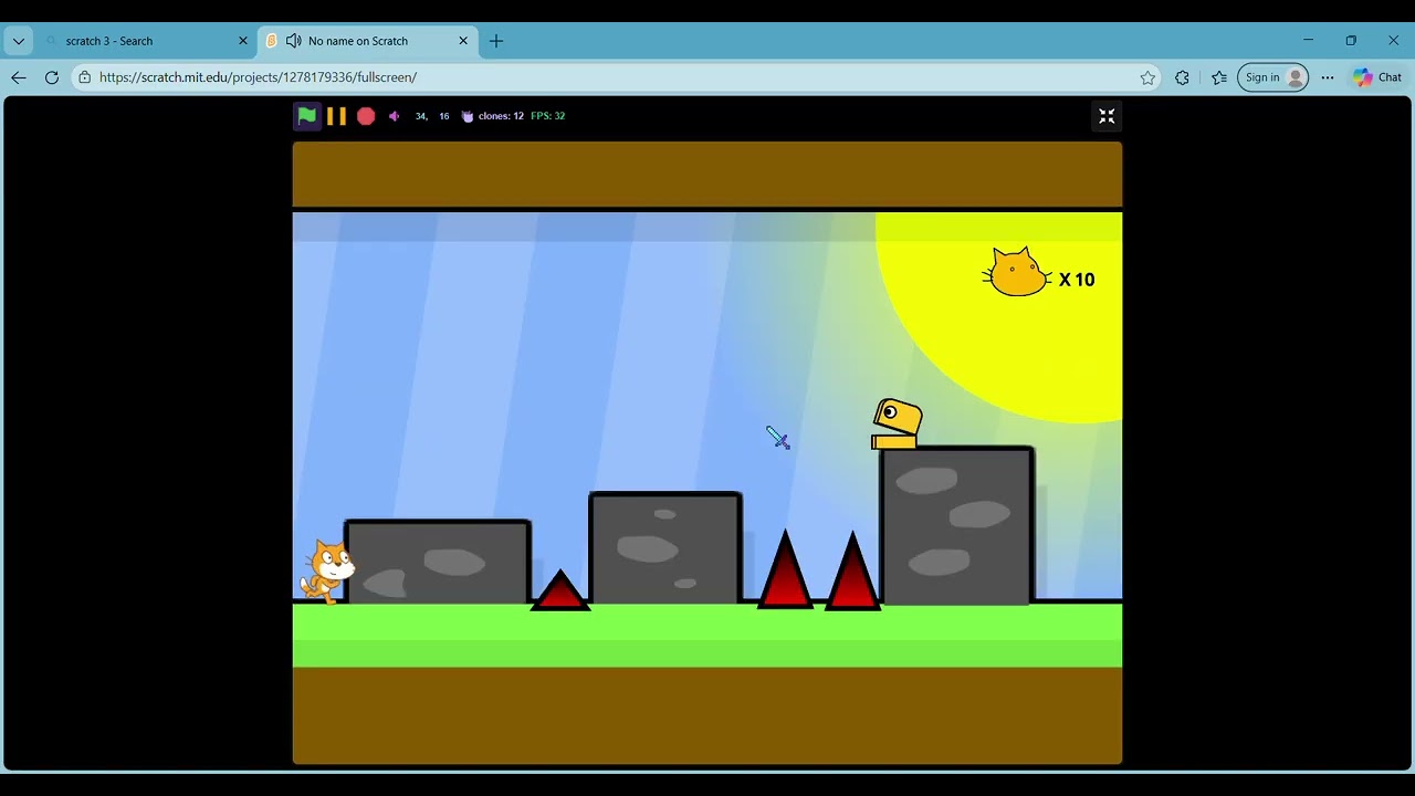 A quick gameplay of platformer