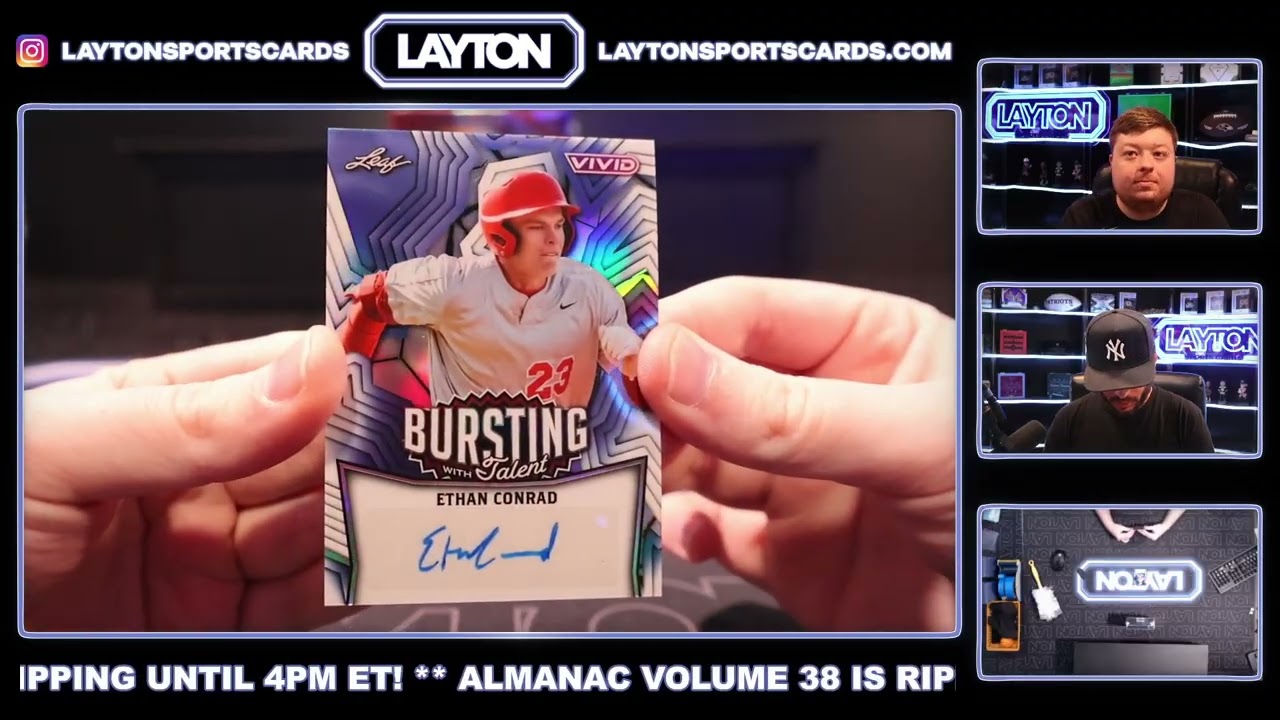 3 Boxes of 2025 Leaf Vivid Baseball Hobby for Tim S