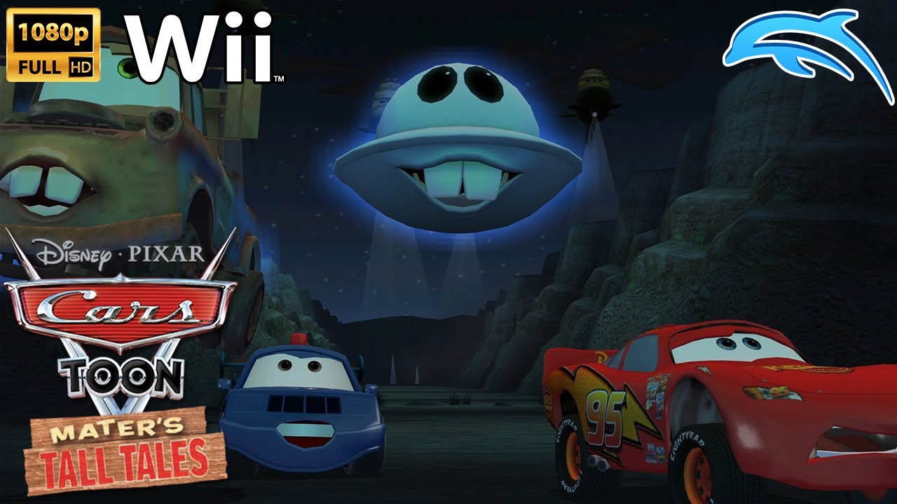 Cars Toons: Mater's Tall Tales | Unidentified Flying Mater Wii HD Gameplay (Dolphin)