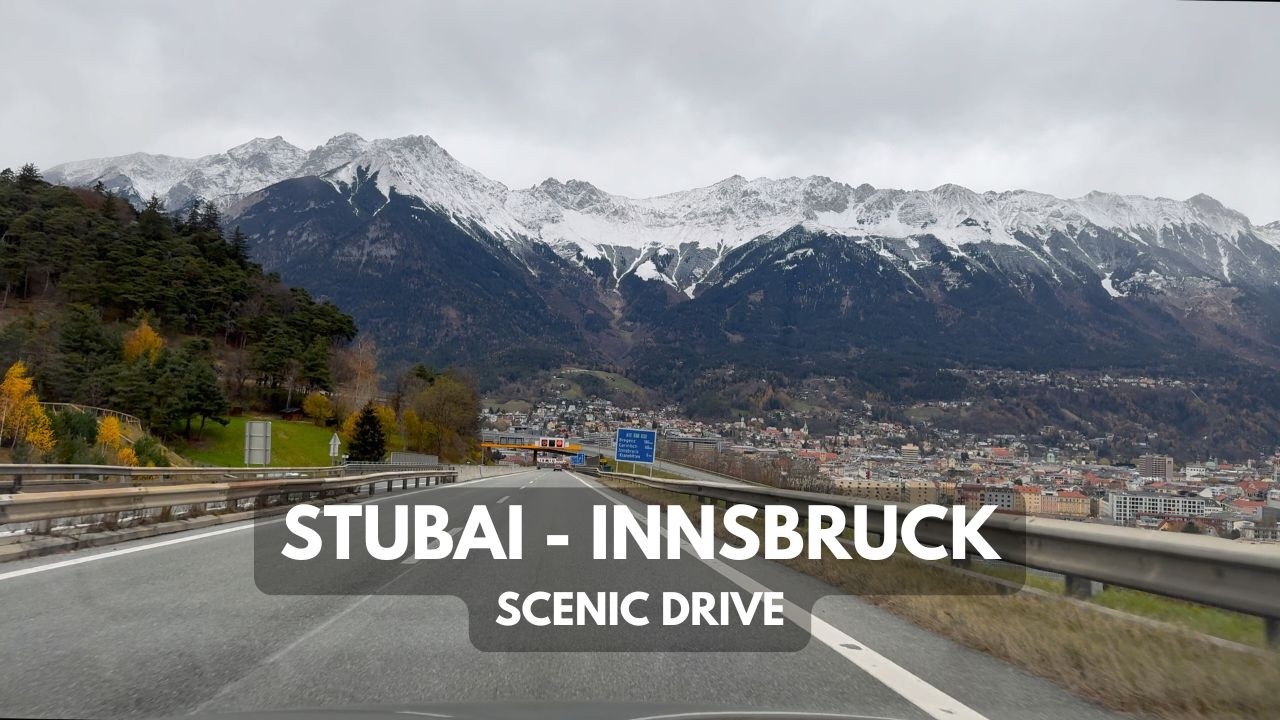 Stubai - Innsbruck | Snowy Alpine Scenic Drive | November 21st | 4K HDR Dolby Vision