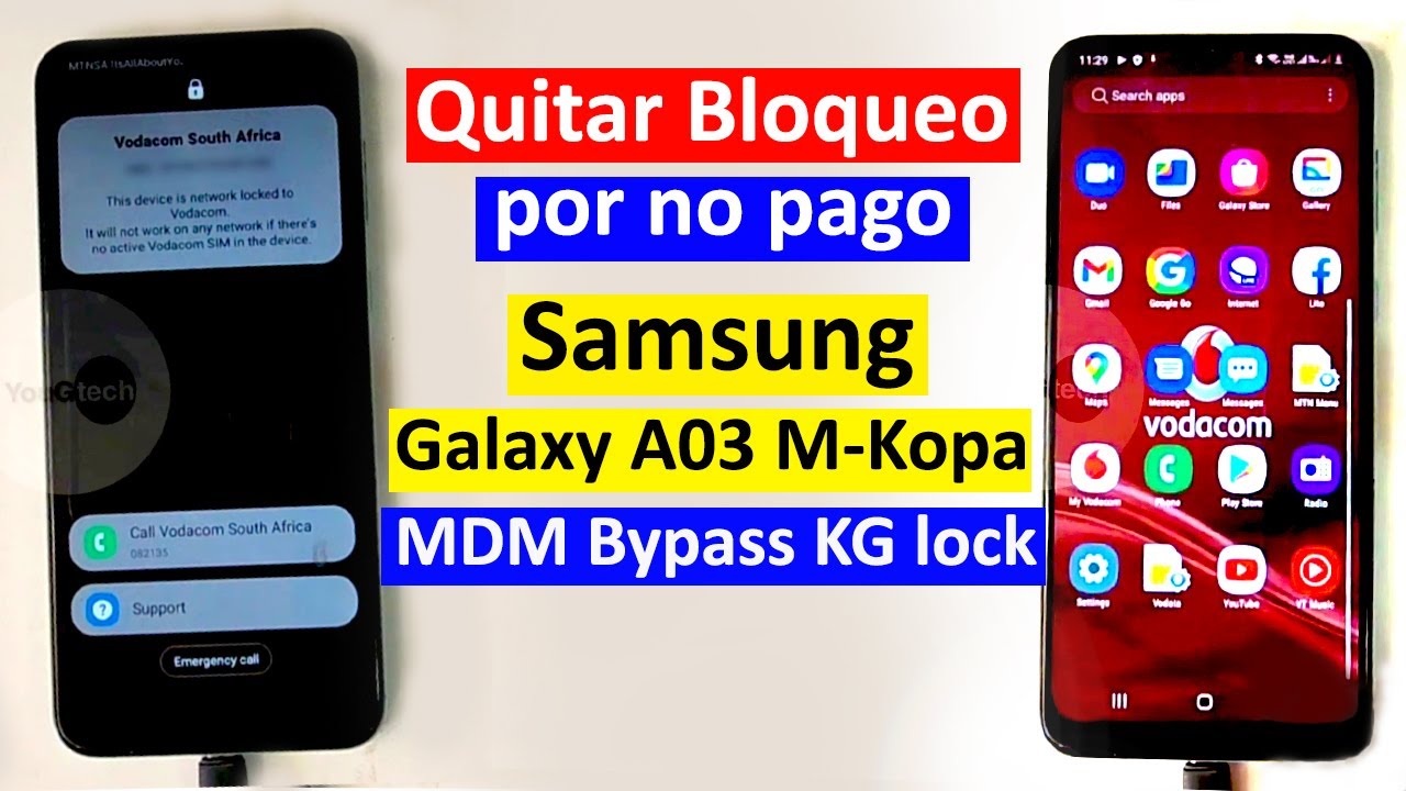 Quitar bloqueo por no pago | Todos los Samsung KG Lock Bypass | Samsung A03
