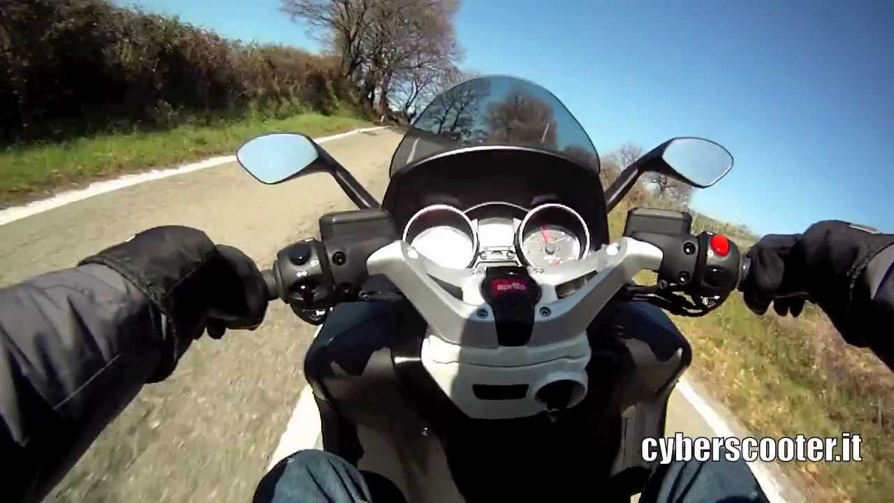 Aprilia SRV 850 - Onboard in Toscana